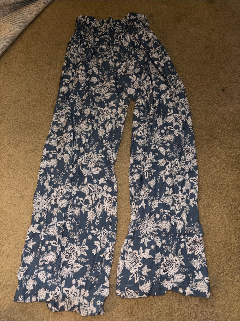 KiraGrace Portofino Travel Pant Lily Ikat Summer Floral Flowy Xl
